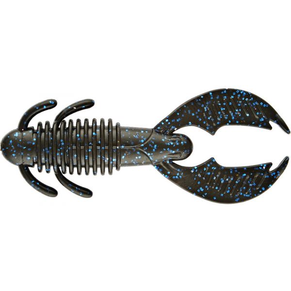 Reins Ax Craw Lure 3.5in - Black Blue Flake