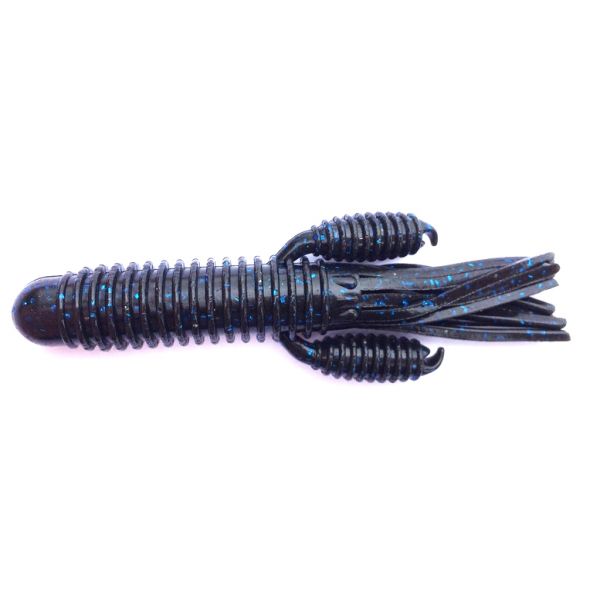 Reins Craw Tube Lure - Black Blue Flake