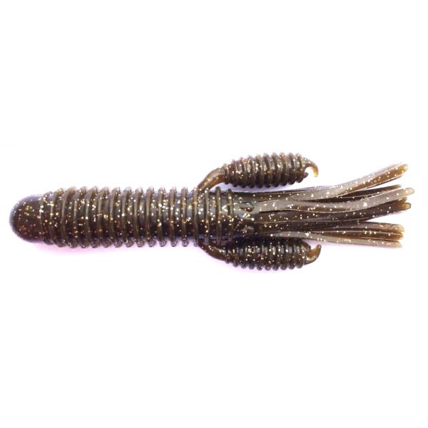 Reins Craw Tube Lure - Green Pumpkin Silver