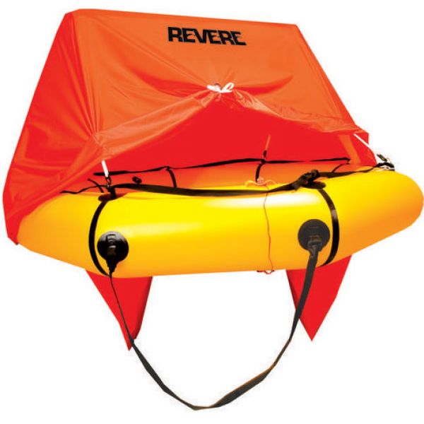 Revere 45-CC4VP Coastal Compact Liferaft w/ Canopy - 4 Person - Valise