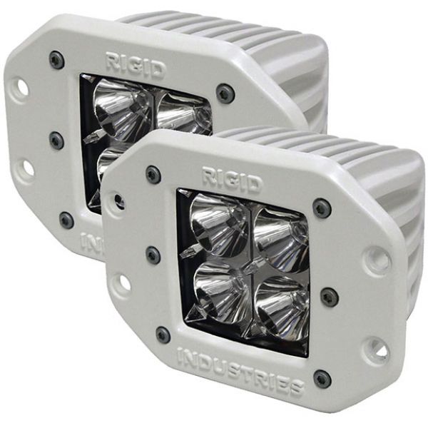 Rigid Industries 61211 Marine Dually Flush Mount Flood Pair