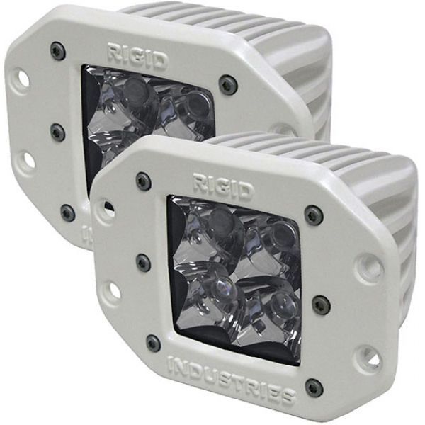 Rigid Industries 61221 Marine Dually Flush Mount Spot Pair