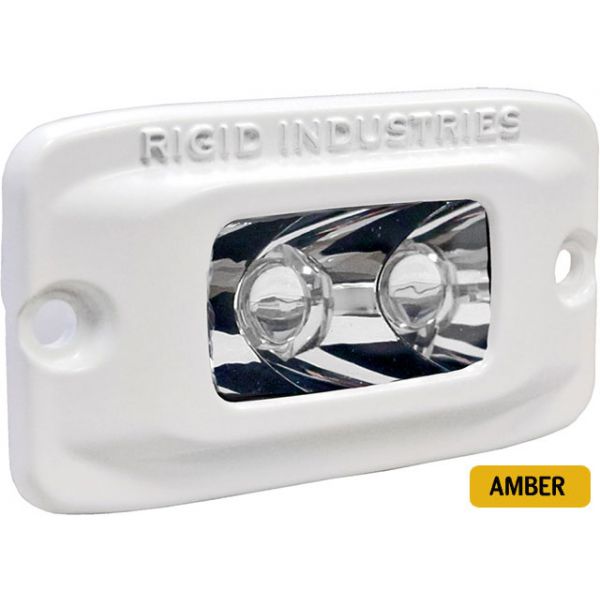 Rigid Industries 96222 Marine SR-M Flush Mount Spot Amber