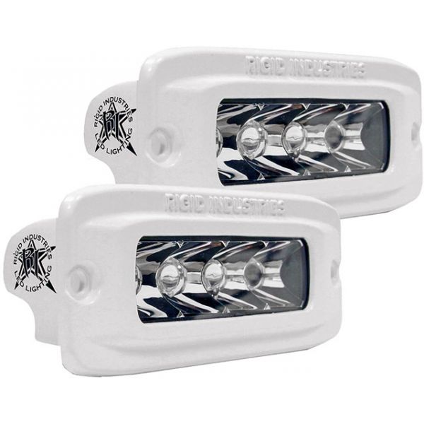 Rigid Industries 96521 Marine SR-Q Flush Mount Spot Pair