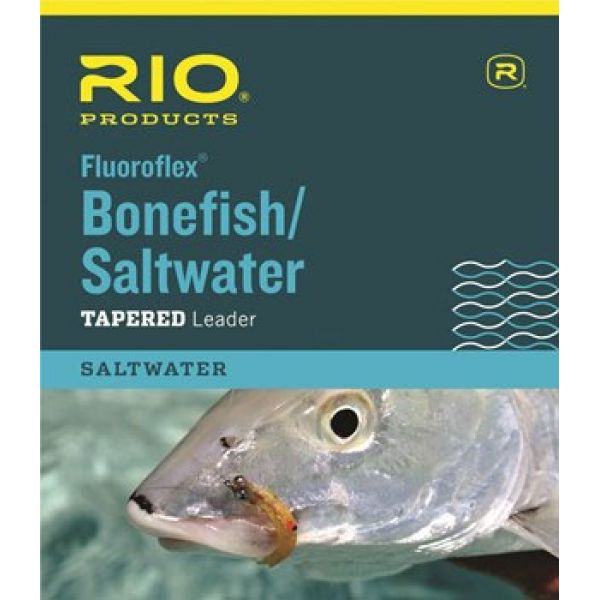 RIO 6-24512 Fluoroflex Bonefish/Saltwater Tapered Leader - 9ft - 12lb