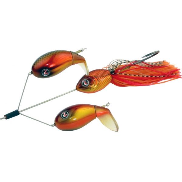 River2Sea Double Plopper Buzzbait Lure - Sunkist