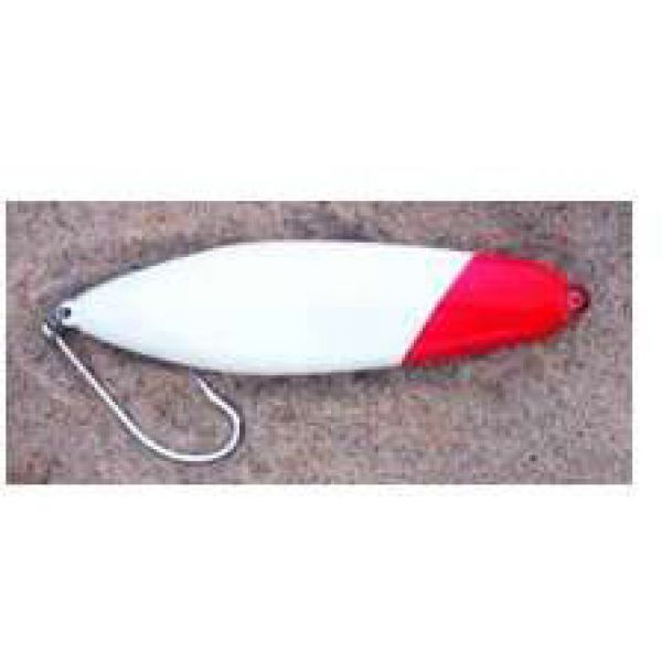 Roberts Lures Big Shot Lure 4oz White/Red Stripe