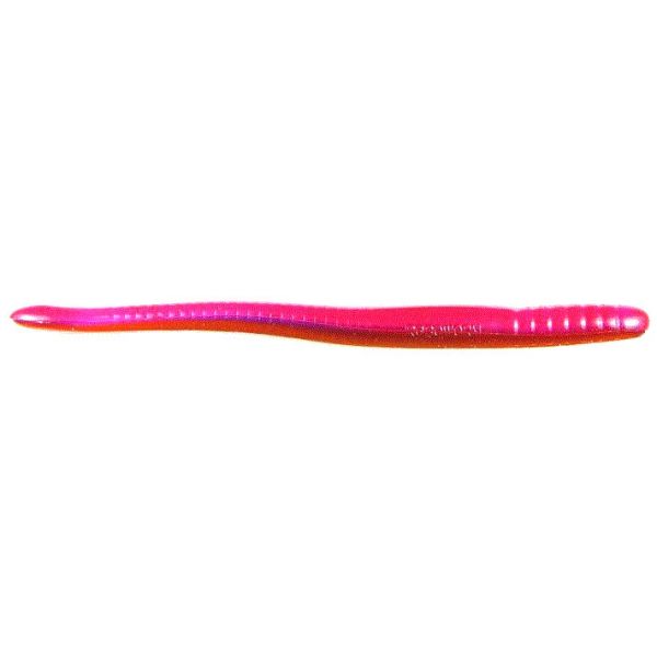 Roboworm Fat Worm - 4.5 in. - Red Crawler