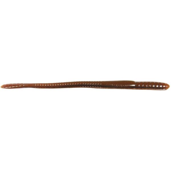 Roboworm Straight Tail - 7 in. - Oxblood Red Flake