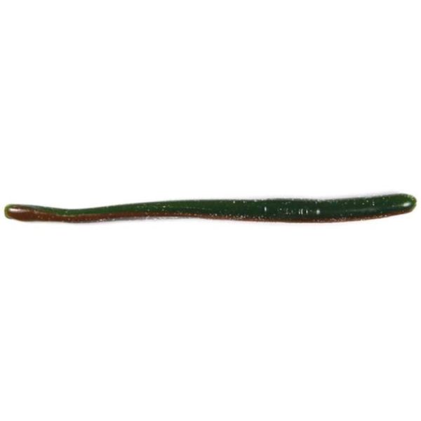 Roboworm Straight Tail - 6 in. - Green Weenie