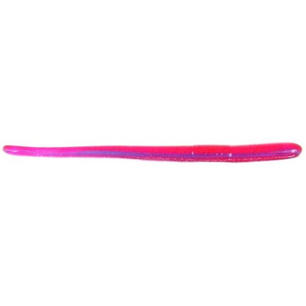 Roboworm Straight Tail - 6 in. - Morning Dawn Red Flake