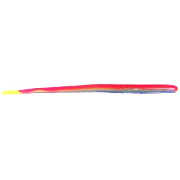 Roboworm Straight Tail - 6 in. - Morning Dawn Hologram