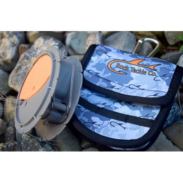 Rock Tackle Company ClipOn Tackle Case w/TangleFree Fishing Spool