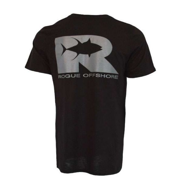 Rogue Offshore Tuna Technical S/S T-Shirts Black/Charcoal - Small