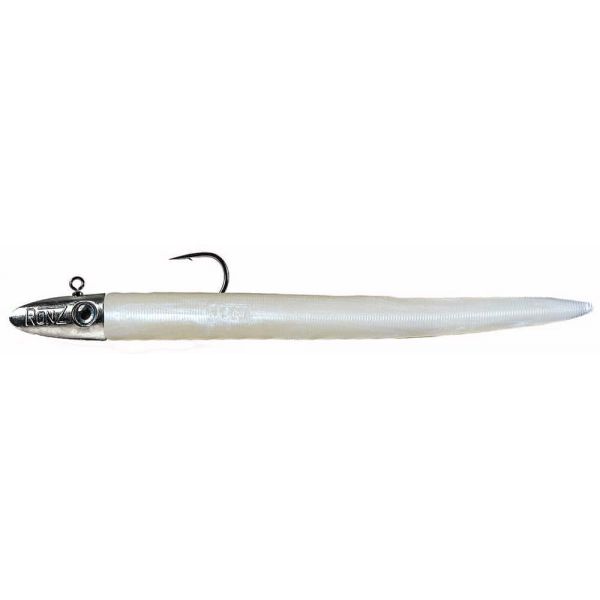 RonZ Big Game Series MHD Rigged Soft Bait - 10in - 4oz - White Pearl