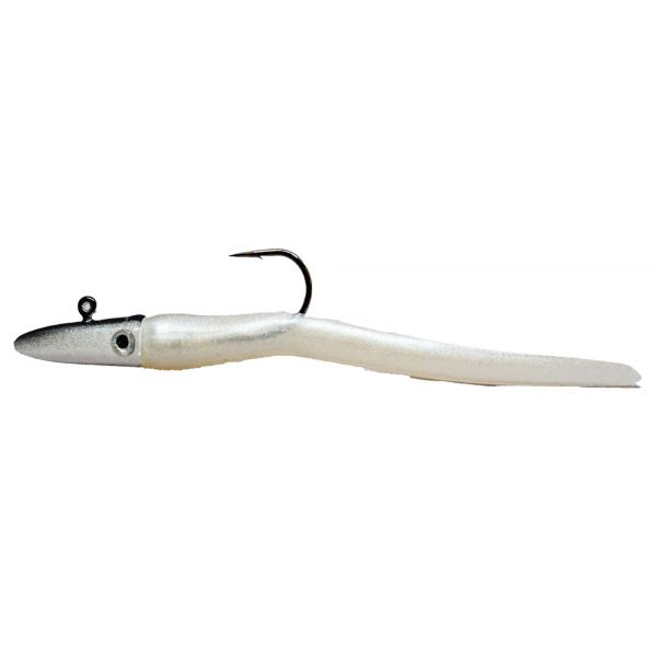 RonZ Original Series Rigged Soft Bait - 4in - 1/4oz - White Pearl