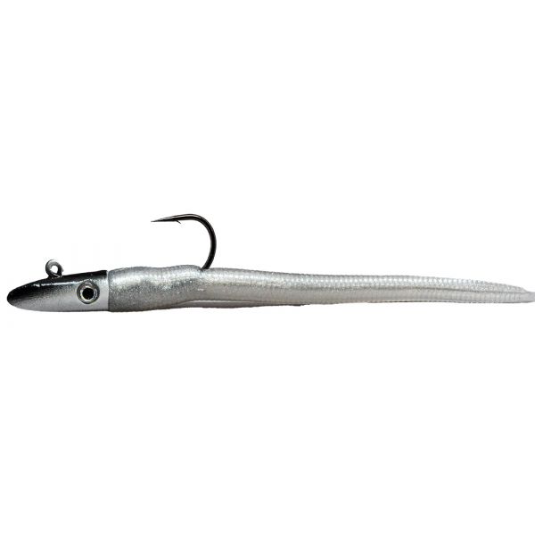 RonZ Original Series Rigged Soft Bait - 6in - 1oz - Silver Metallic