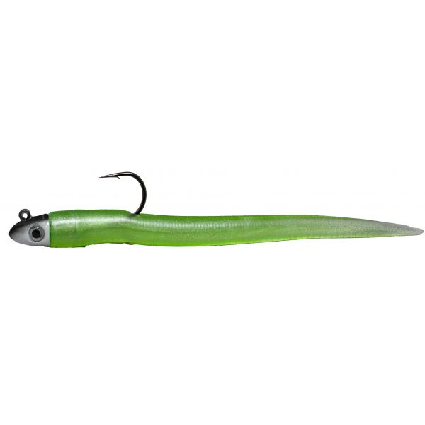 RonZ Original Series Rigged Soft Bait - 8in - 1-1/2oz - Olive Metallic