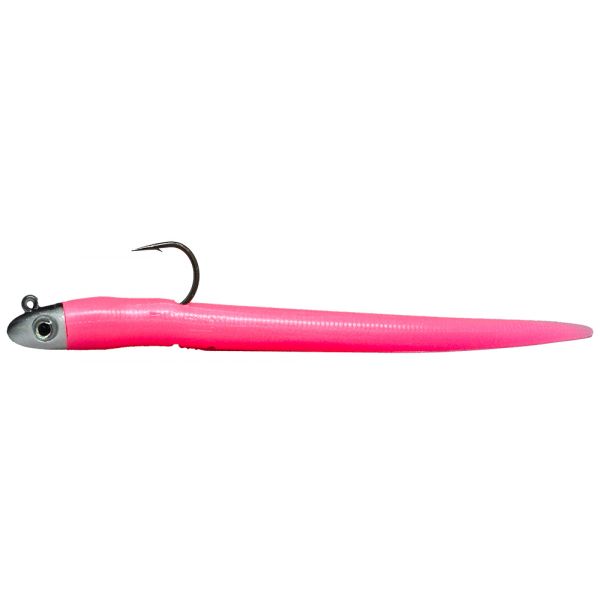 RonZ Original Rigged Soft Bait - 8in - 1-1/2oz - Pink Fluorescent