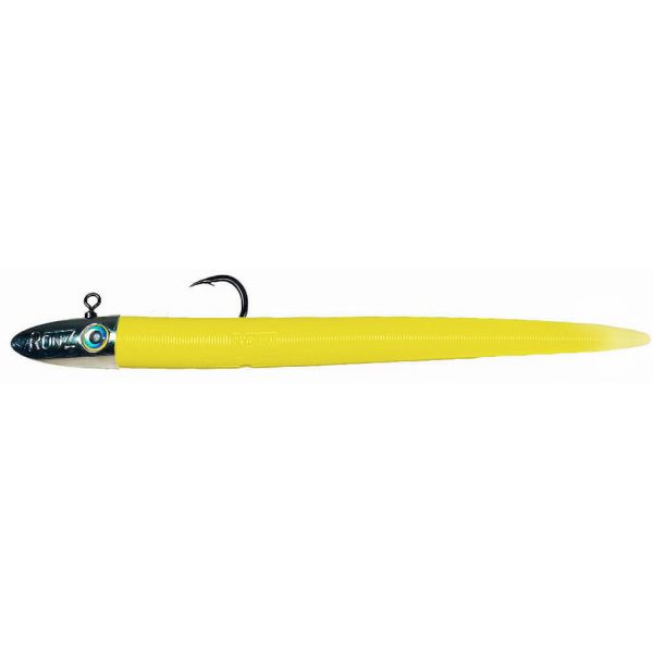 RonZ Big Game HD Rigged Soft Bait - 10in - 4oz - Yellow Fluorescent