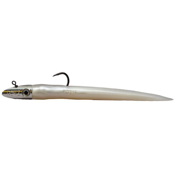 RonZ Big Game Series HD Rigged Soft Bait - 10in - 4oz - White Pearl