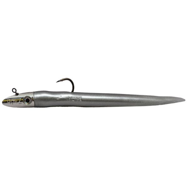 RonZ Big Game HD Rigged Soft Bait - 10in - 4oz - Silver Metallic