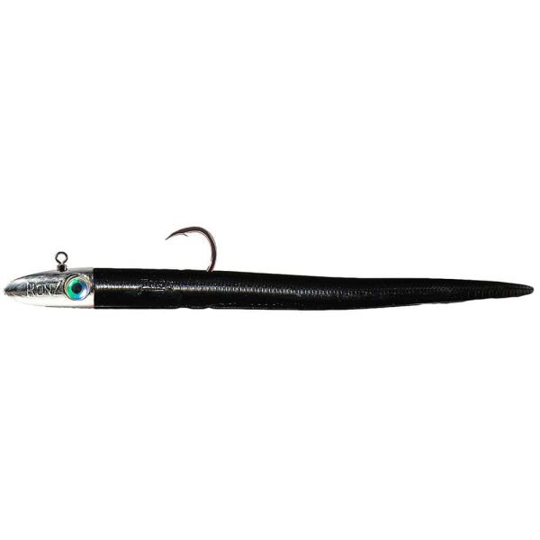 RonZ Big Game Series HD Rigged Soft Bait - 8in - 1-3/4oz - Black Pearl