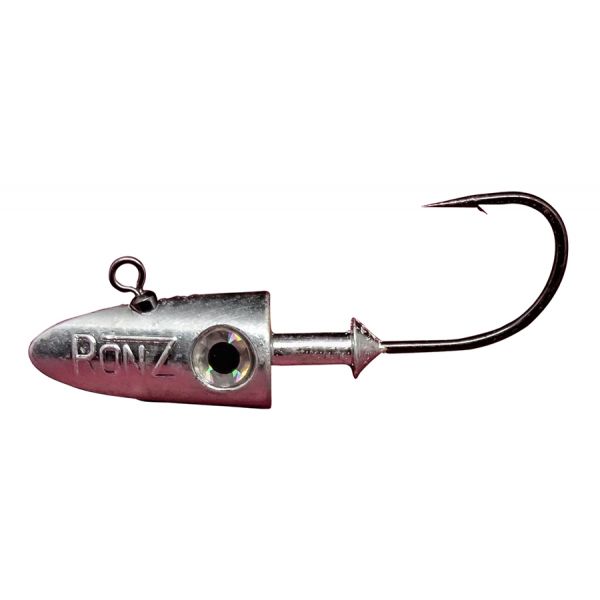 RonZ Big Game Series Medium Duty Tin Jig Head - 2-1/2oz - 11/0