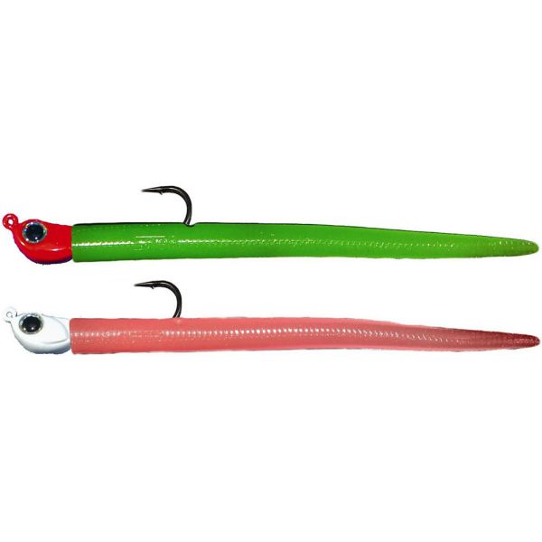 RonZ Shallow Water Series Rigged Soft Bait - White Head