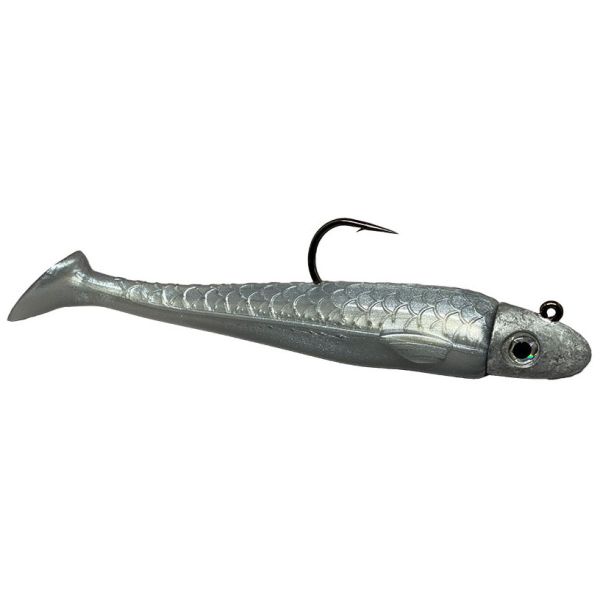 RonZ Z-Fin Original Series Rigged Paddletail - Silver