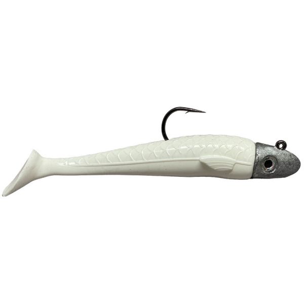 RonZ Z-Fin Original Series Rigged Paddletail - Bone White