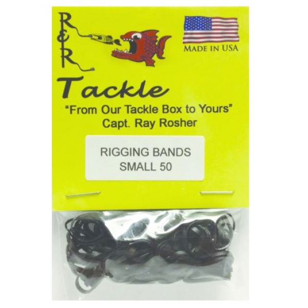 R&R RBS50 Black Rigging Bands 50pk Small