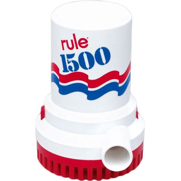Rule 1500 Non-Automatic 12v Electric Submersible Bilge Pump