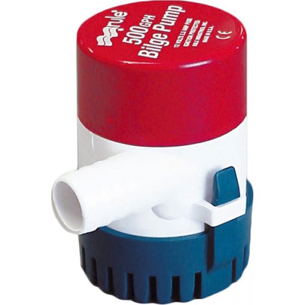 Rule 500 Non-Automatic 12v Electric Submersible Bilge Pump