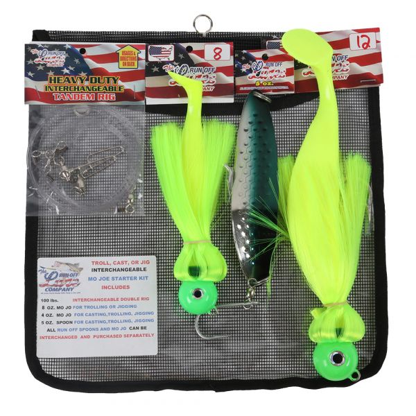 Run Off Lures MoJo Starter Kit 4oz/8oz Chartreuse