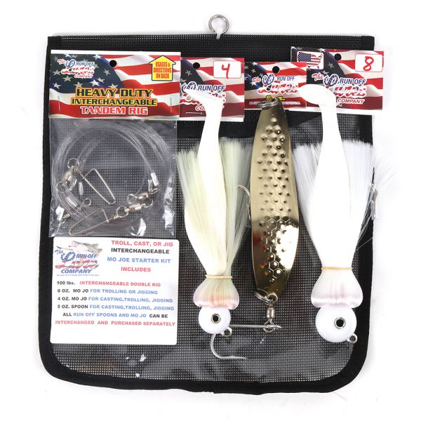 Run Off Lures MoJo Starter Kit 4oz/8oz White