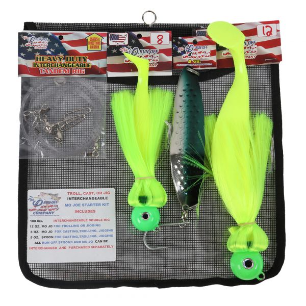 Run Off Lures MoJo Starter Kit 8oz/12oz Chartreuse