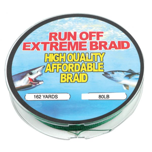 Runoff Lures Extreme Braid Fishing Line 162 Yds - 10 lb Green