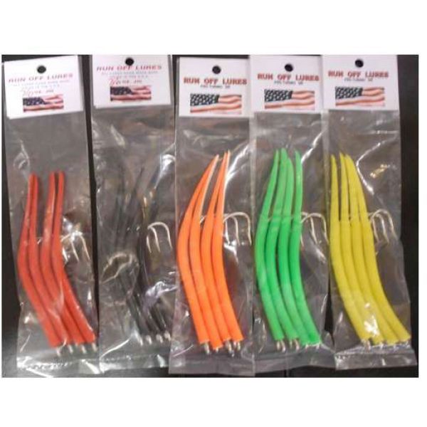 Runoff Lures Replacement Tubed Hook 7/0 Orange