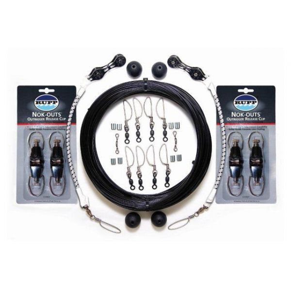 Rupp CA-0026-MO Double Rigging Kit with NOK-OUTS, Black Mono