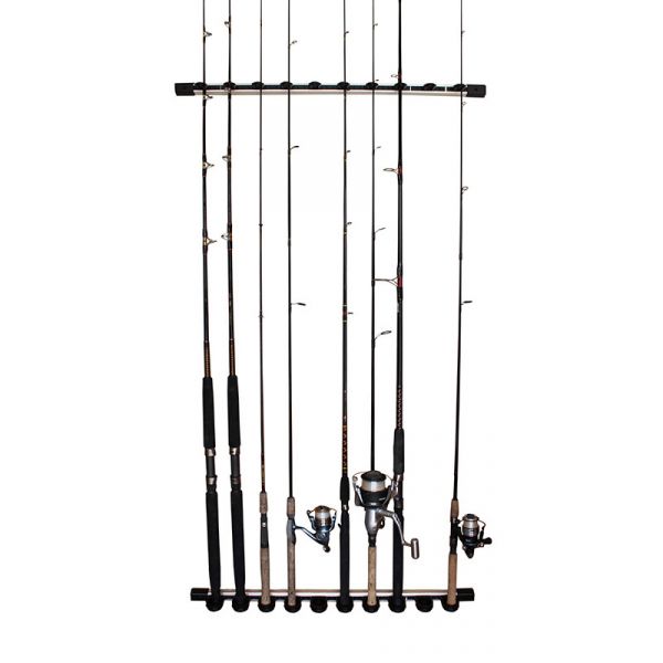 Rush Creek Creations 3-in-1 Aluminum 10 Rod Wall/Ceiling Rack