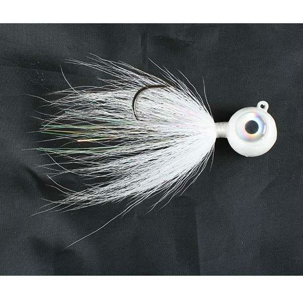 S & S Bucktails Big Eye Fluke 1/2oz 01-Pearl