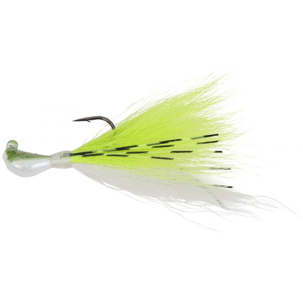 S&S Bucktails Fluke Master Lures - 1/2oz Chartreuse Pearl