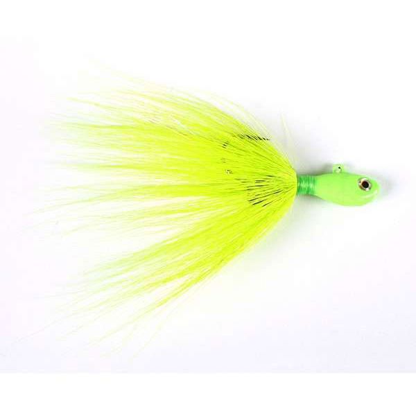 S & S Bucktails Rattletail 1/2oz Jig Lure 01-Pearl