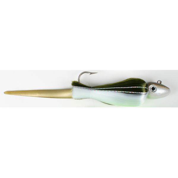 S&S Bucktails Rattling Mojo with Whip It Tail Lure- 16oz Sandeel