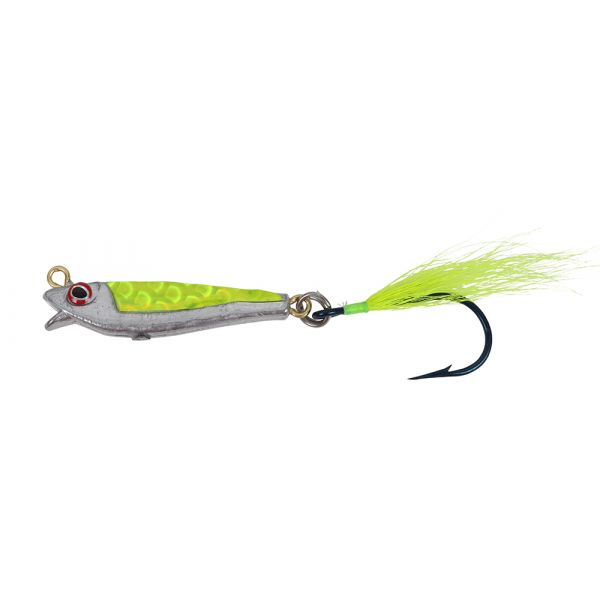 S & S Bucktails Surf Master Peanut Lure - 1 oz Chartreuse