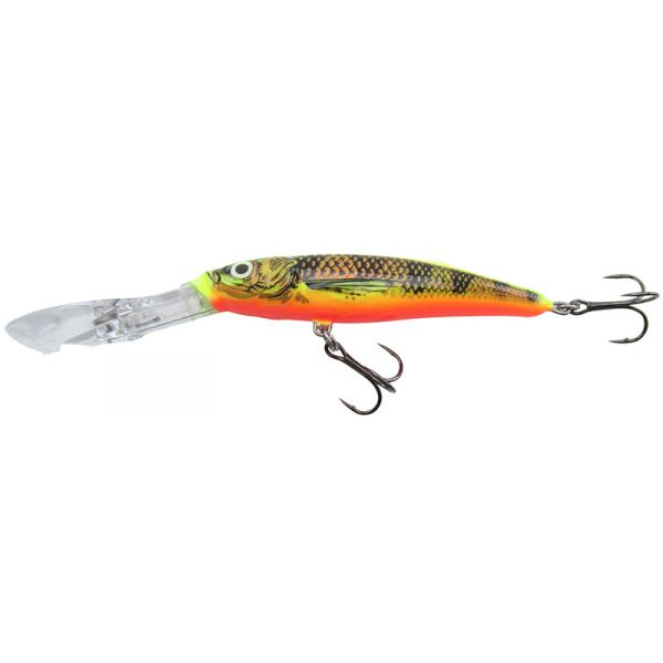 Salmo Freediver 9 Super Deep Runner Crankbait - Gold Fluo Perch