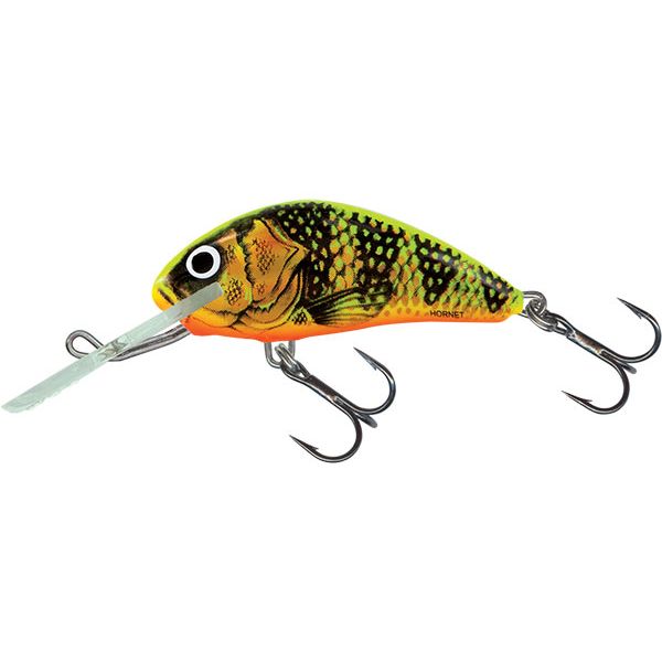 Salmo Hornet 6 Floating Crankbait - Gold Fluorescent Perch