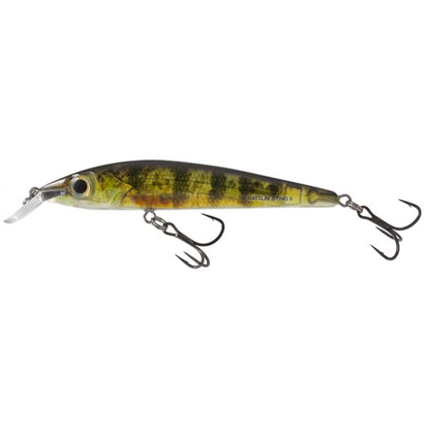 Salmo Rattlin' Sting 9 Suspending Jerkbait - Real Yellow Perch