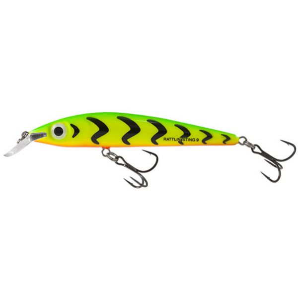 Salmo Rattlin' Sting 9 Suspending Jerkbait - Green Tiger